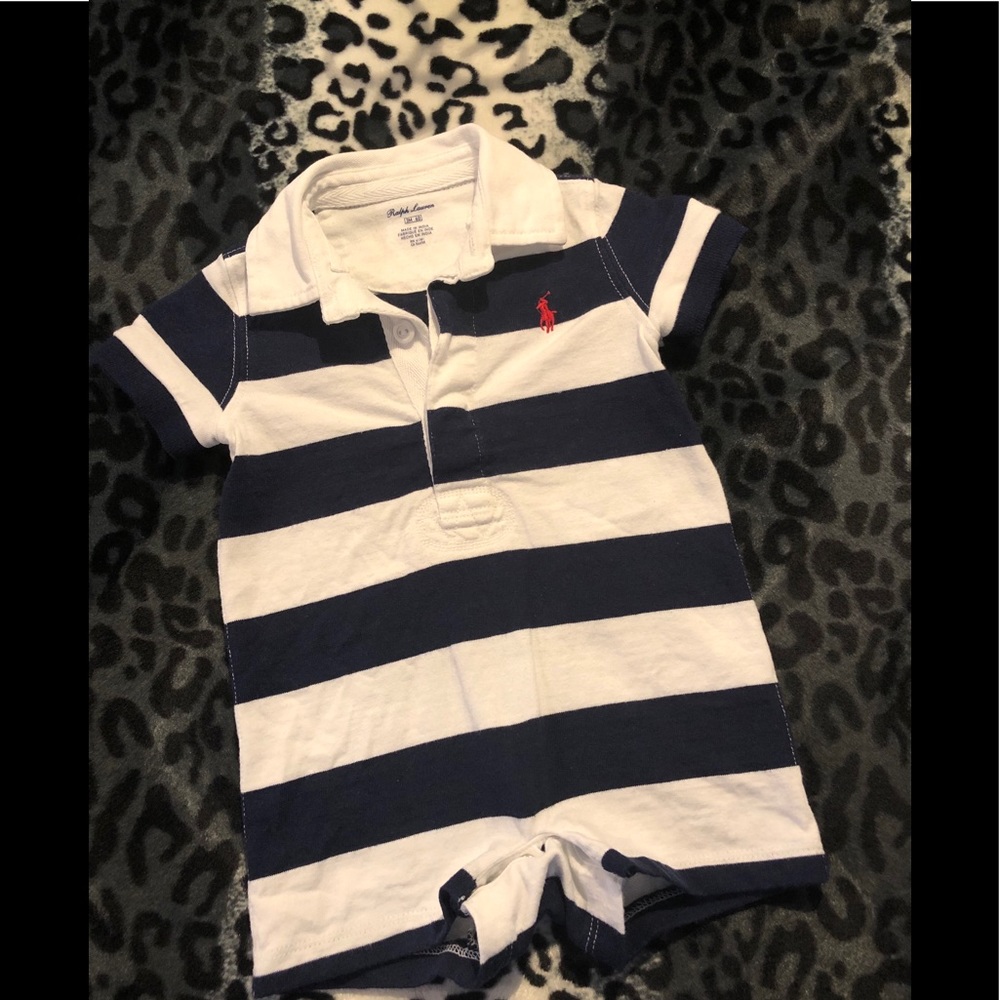 Polo by Ralph Lauren Striped Shortalls